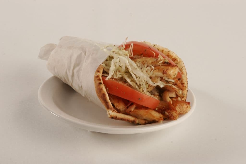 Pita souvlaki au poulet / Chicken Souvlaki Pita