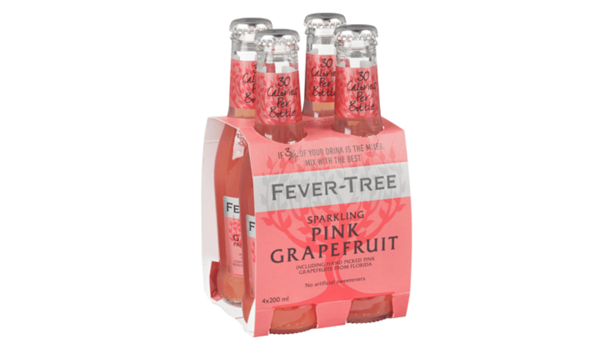 Fever Tree - Pamplemousse Rose Pétillant / Sparkling Pink Grapefruit 4x200mL