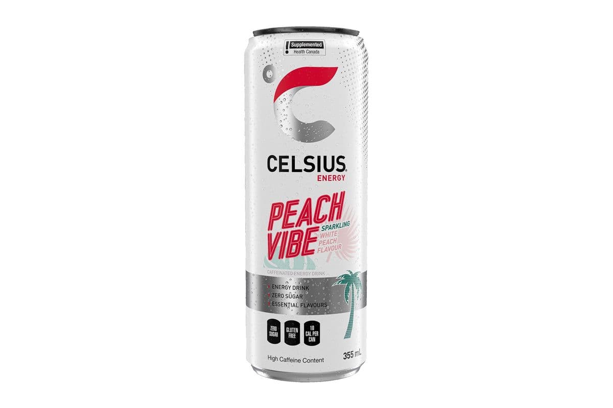 Celsius Pêche vibe (355ml) 77708 / Celsius Peach Vibe (355ml) 77708