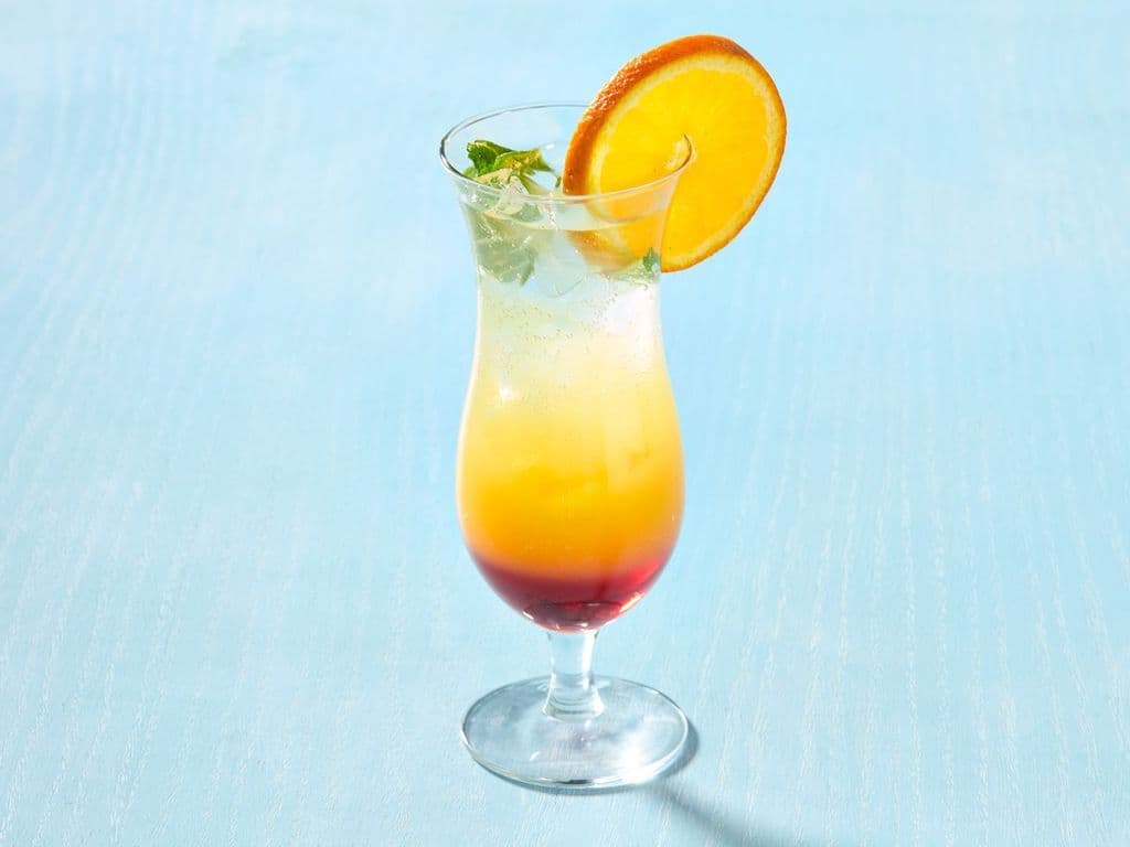 Orange Strawberry Mojito
