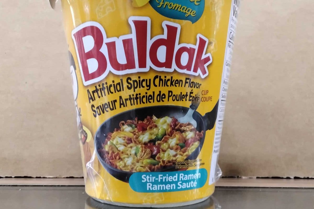 Buldak spicy chicken stir fried ramen cheese (70g)