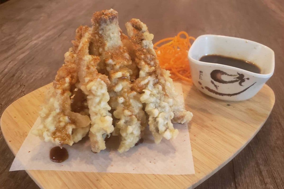 Salmon Skin Tempura