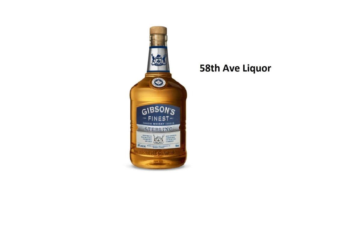 GIBSON'S FINEST STERLING WHISKEY 750ML (1 x 750 ML )