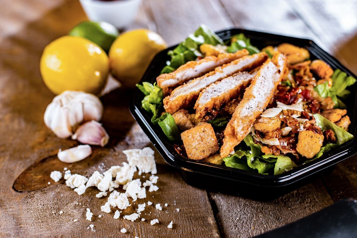 Entrée césar au poulet