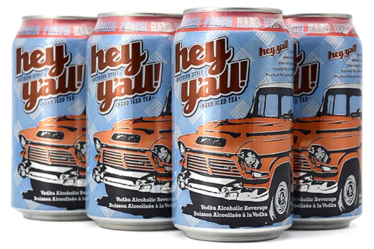 Hey Y`all Peach Hard Ice Tea (6 x 355 ML)