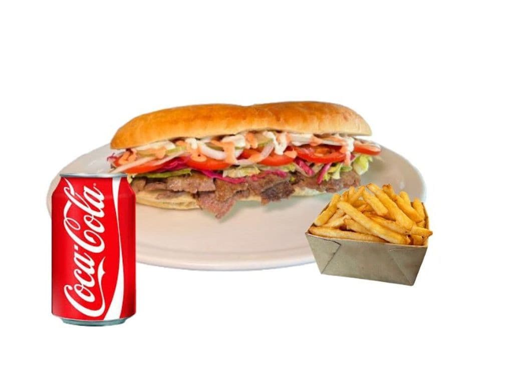 Housemade Beef Doner Bun Meal