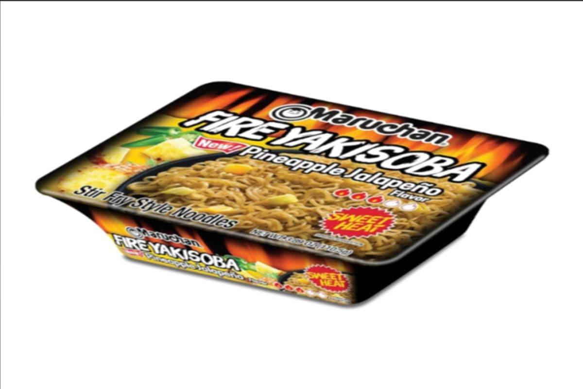 Maruchan fire yakisoba pineapple jalapeno
