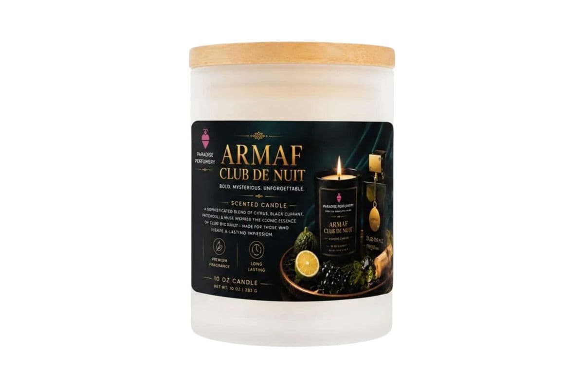 Paradise Armaf Club De Nuit Candle (10oz)