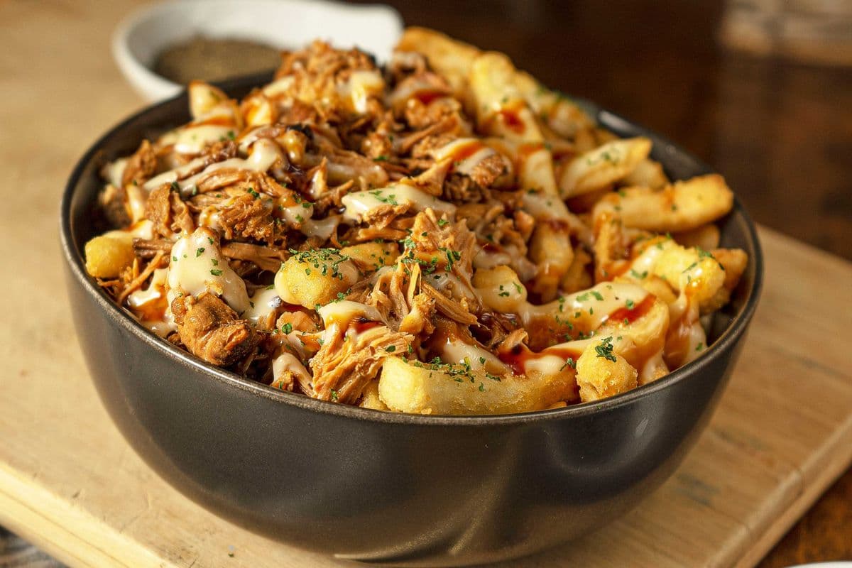 Crazy Fries with Braised Pork