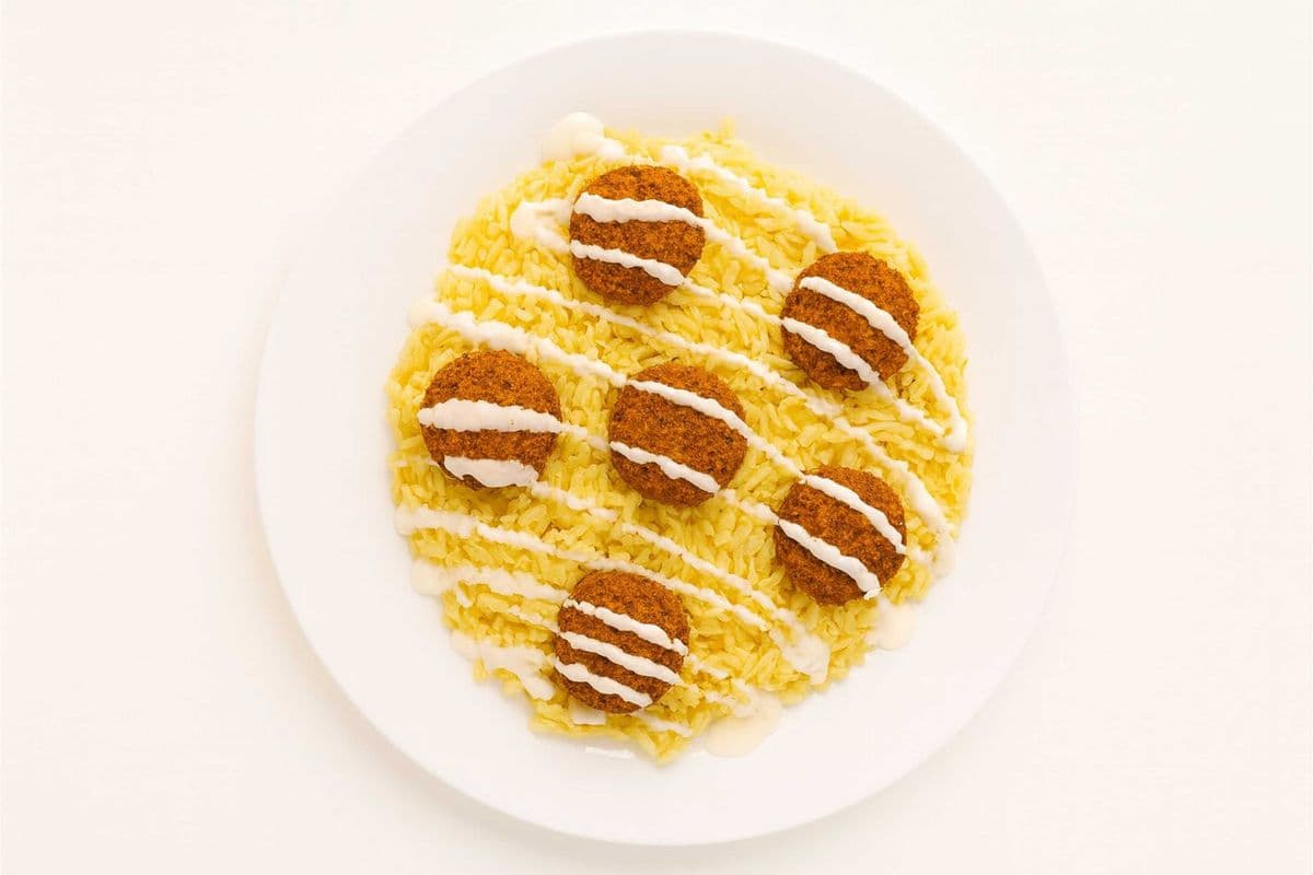 Alley Falafel on Rice