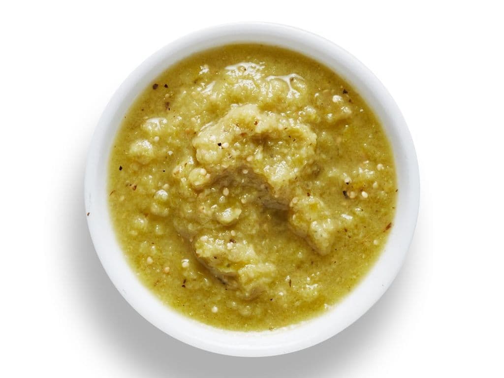 Side Roasted Tomatillo & Jalapeño