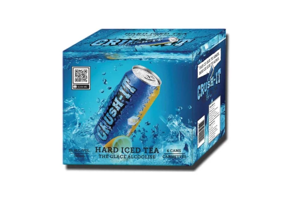 Crush-It Hard Iced Tea 6 pack (6 x 355 ML)
