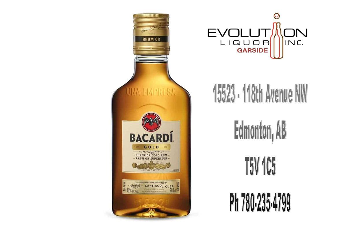 Bacardi Superior Gold Rum 0200P (1 x 200 ml Plastic Bottle)