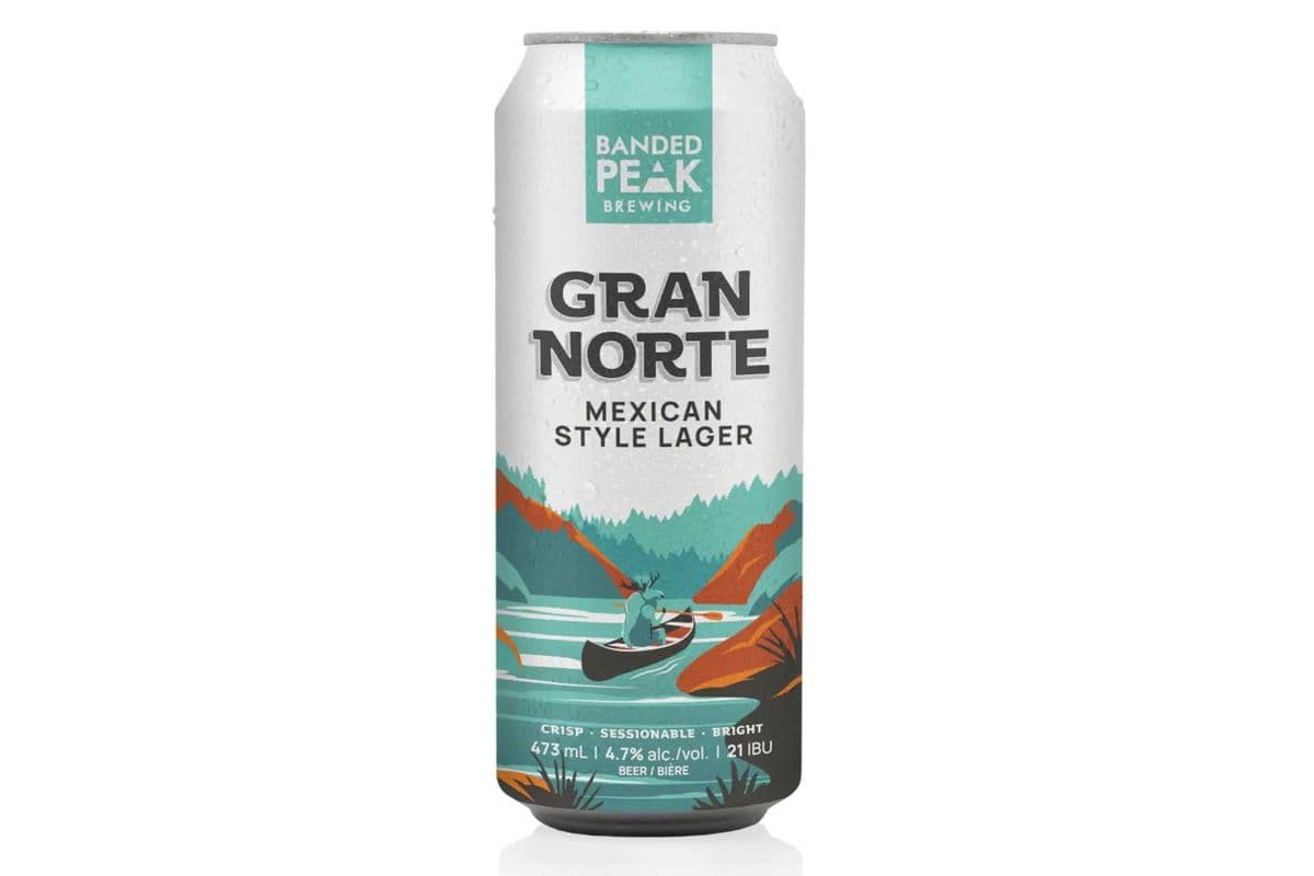 Banded Peak Gran Norte Mexican Lager (1 x 473 ml Can)