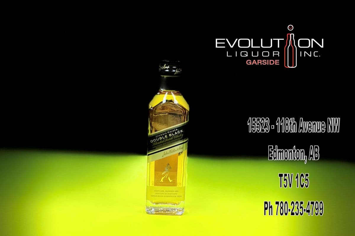 Johnnie Walker Double Black Blended Scotch Whisky 0050G Discover (1 x 50ml Glass Bottle)