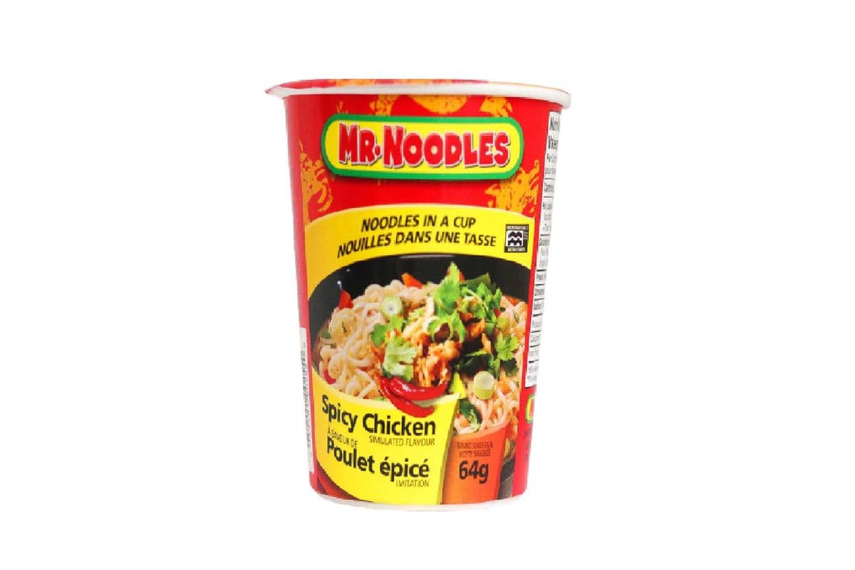 MR. NOODLES SPICY CHICKEN - CUP (64G)