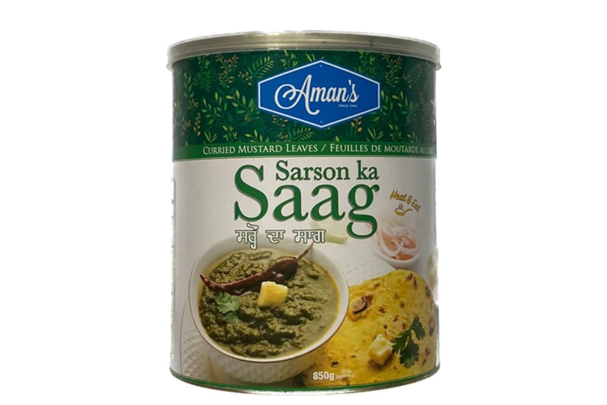 Out of stock-Aman's Curried Mustard Leaves (Sarson ka Saag) (850g)