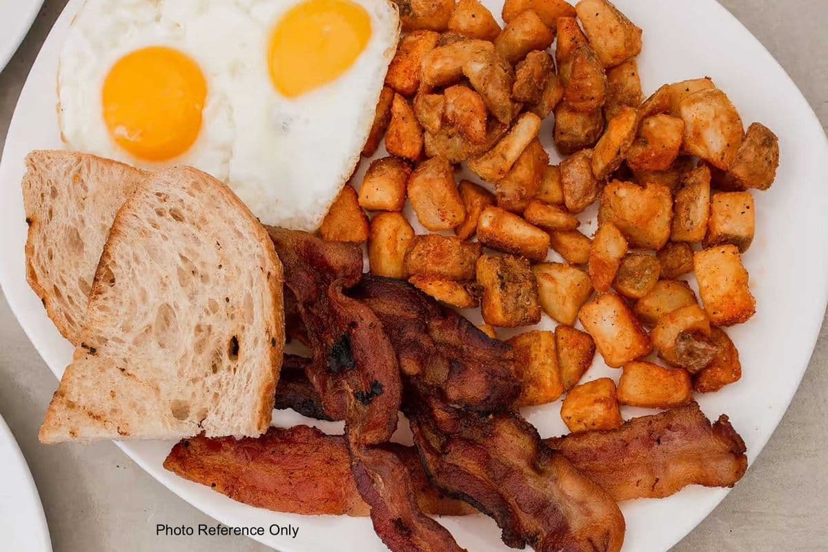 One Egg with Bacon, Ham, or Sausage