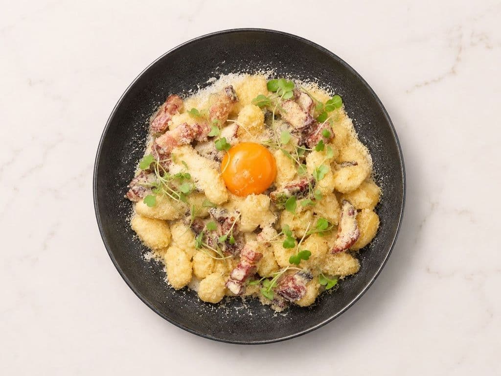 Gnocchi Breakfast Carbonara