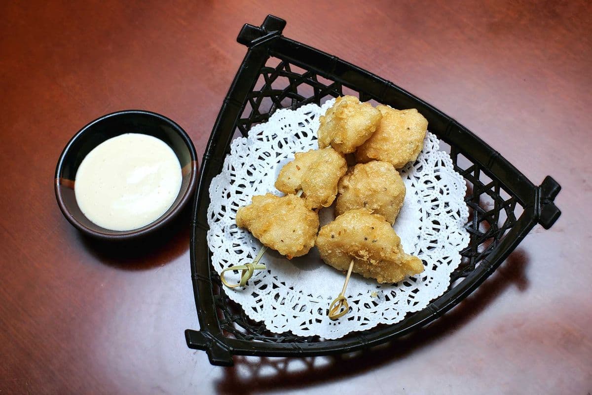 Fried Scallop Skewers (2pcs)