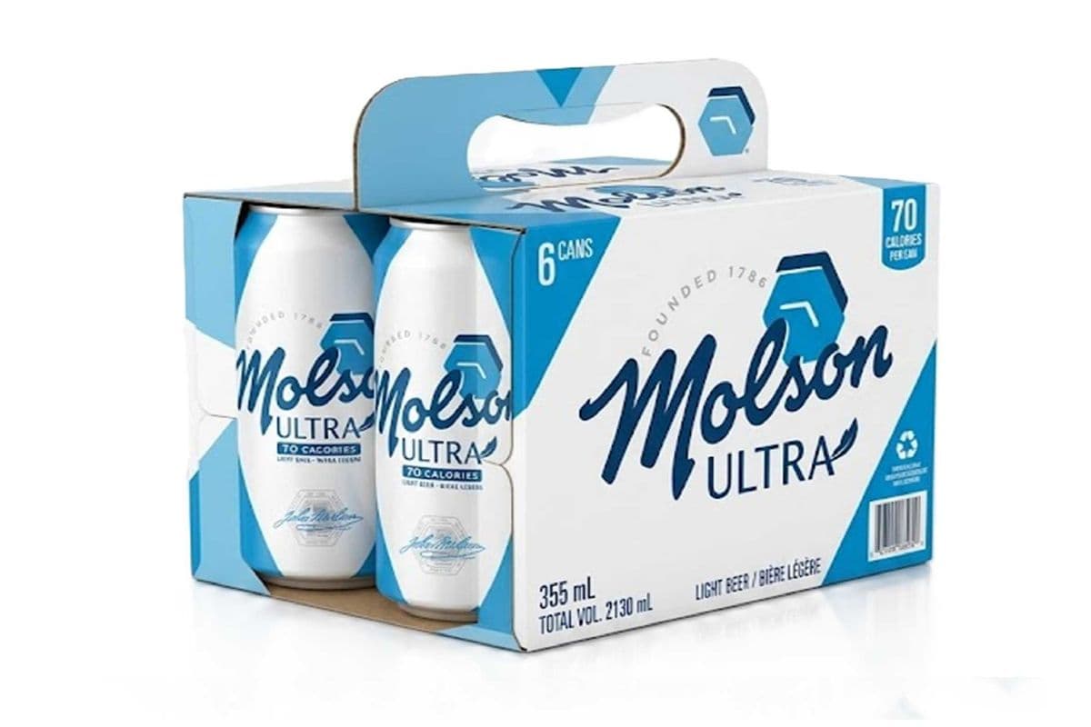 830007. MOLSON ULTRA (6 x 355ML (CANS))