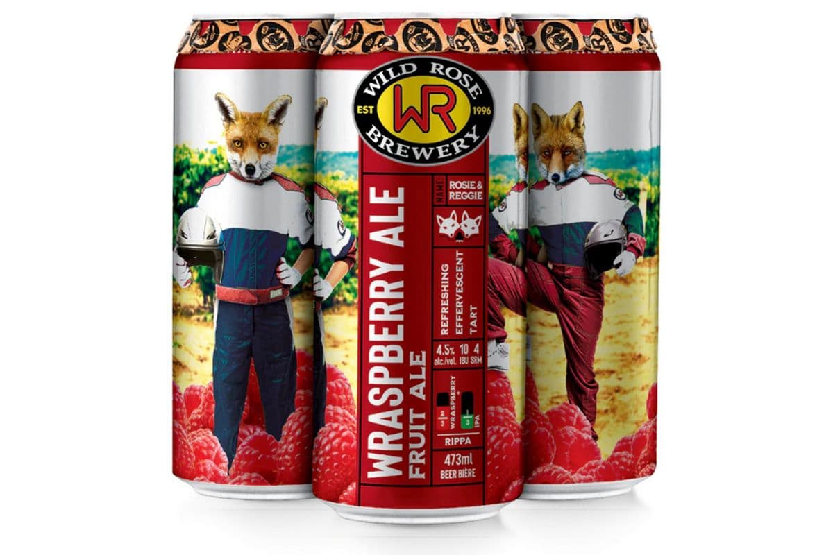 Wild Rose Wraspberry Ale (4 x 473 ml Can)
