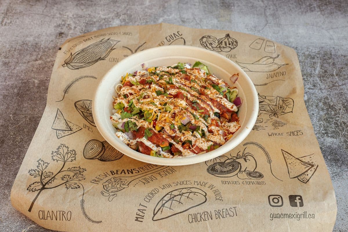 Beans and Veggies Burrito Bowl Combo