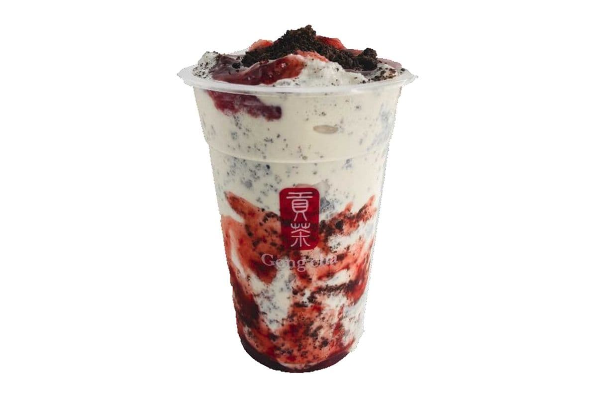 Strawberry Earl Grey Oreo Smoothie