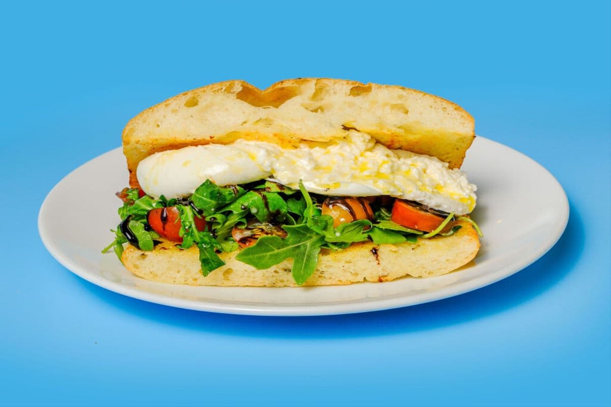 Burrata Marinated Tomato Sandwich