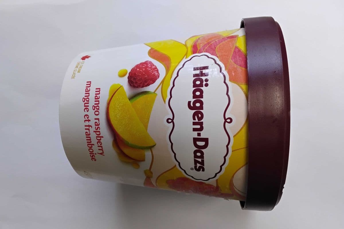 Haagen Dazs mango raspberry (450 ml)