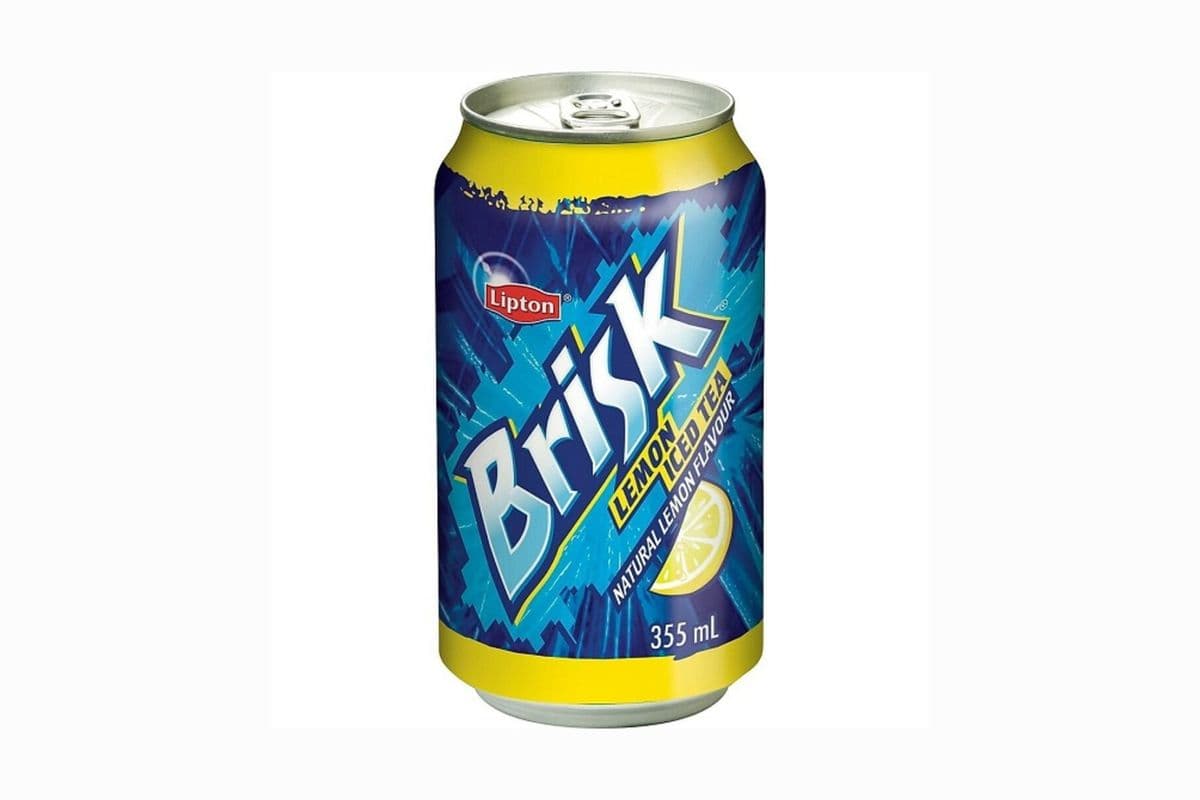 Can of Brisk Ice Tea