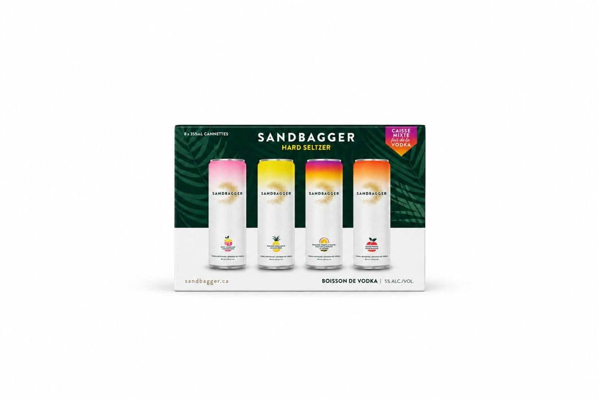 SANDBAGGER HARD SELTZER VODKA MIXER PACK (8 x 355ml can)