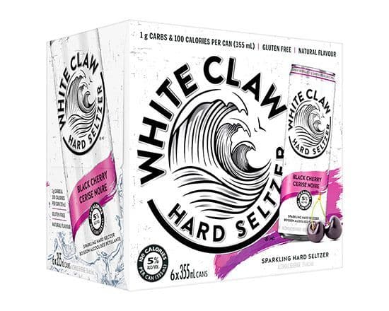 WHITE CLAW BLACK CHERRY 6 CAN (6 X 355ML)
