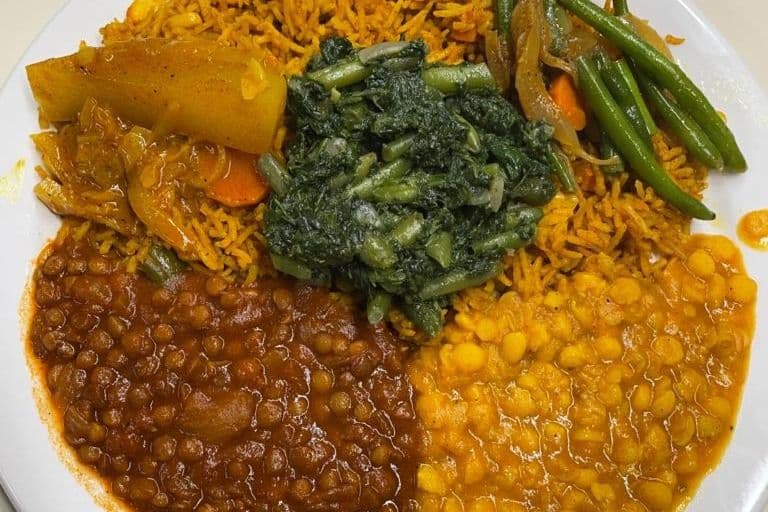 Rice Vegetable Combo