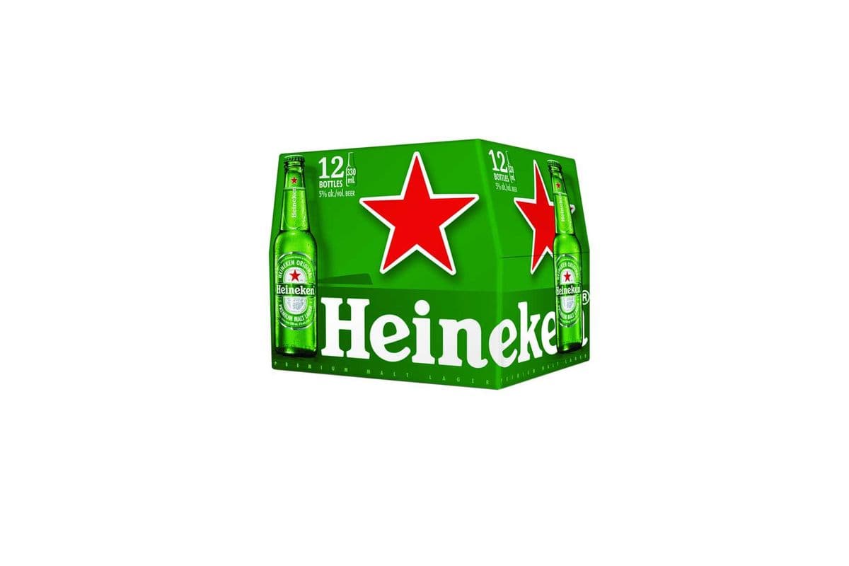 531392. HEINEKEN (12 x 330ML (BOTTLES))
