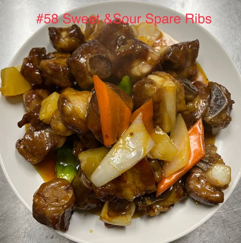 58. Sweet-and-Sour Spare Ribs