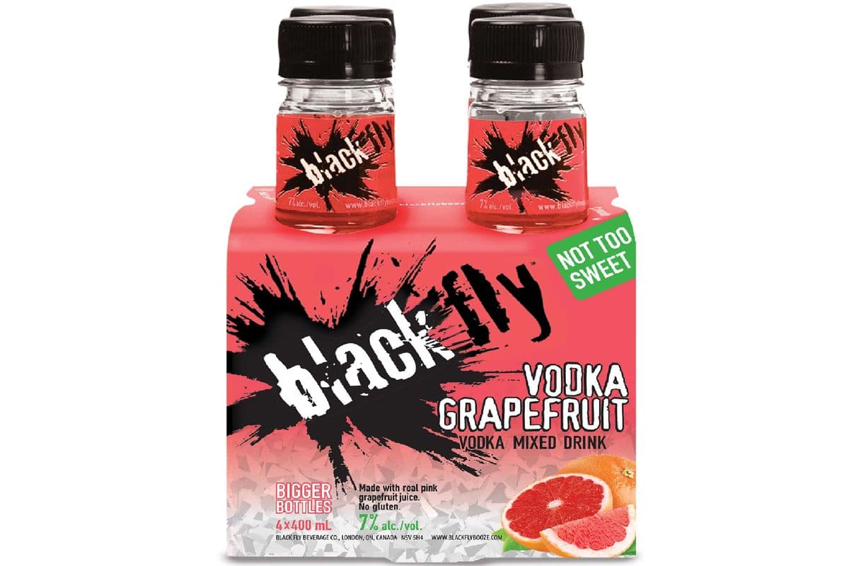 Black Fly Grapefruit (4 x 400 ml Bottles)
