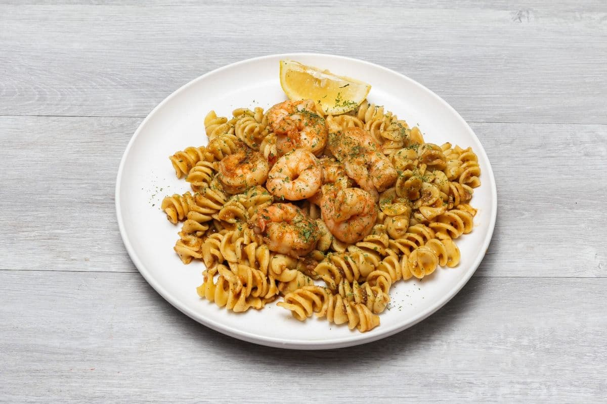 Big Jerk Spicy Shrimp Pasta