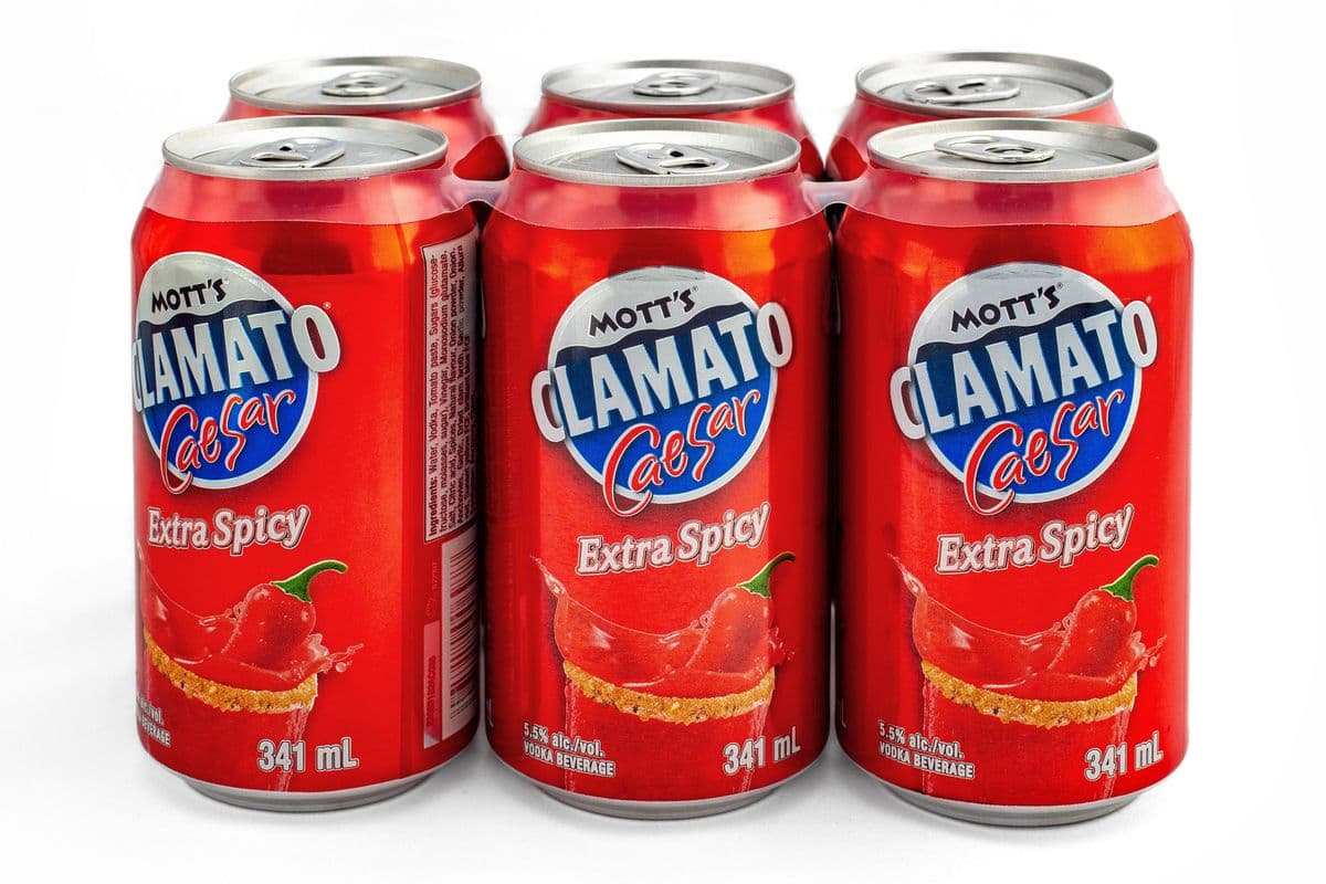 Mott's Clamato Spicy (6 x 355 ml Cans)