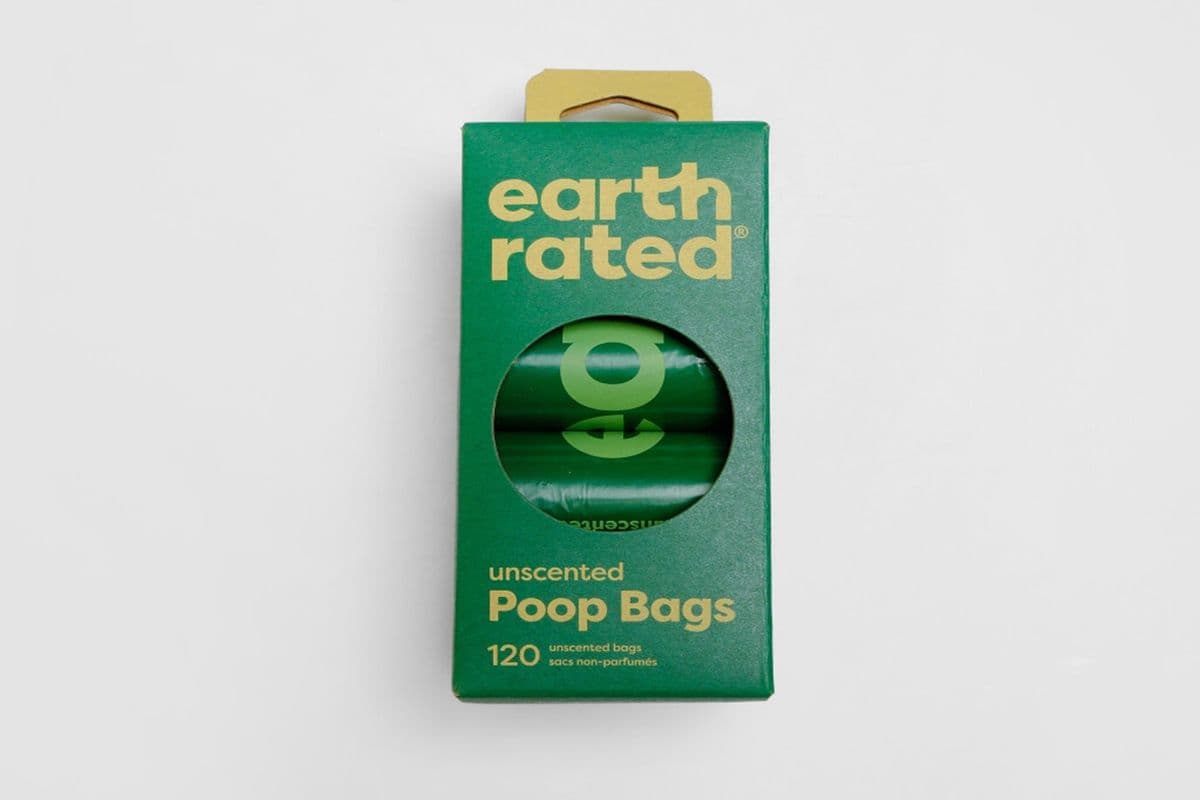Earth Rated - Poop Bags - Unscented Easy-Tie Handle Bags (120 Bags)
