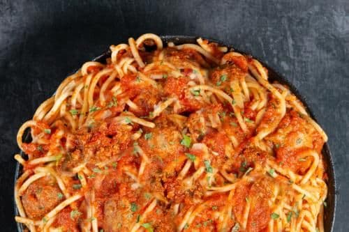 Spaghetti Boulettes Toscane