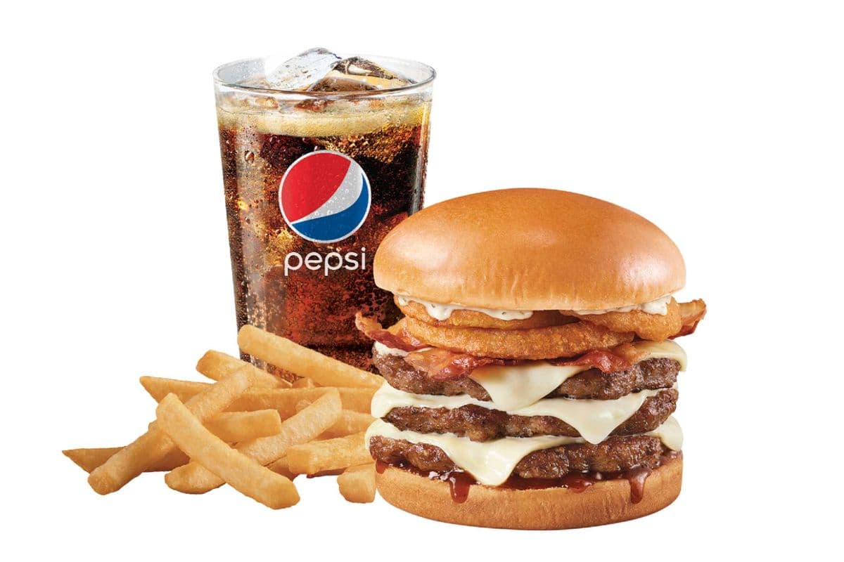 Backyard Bacon Ranch Signature Stackburger Triple