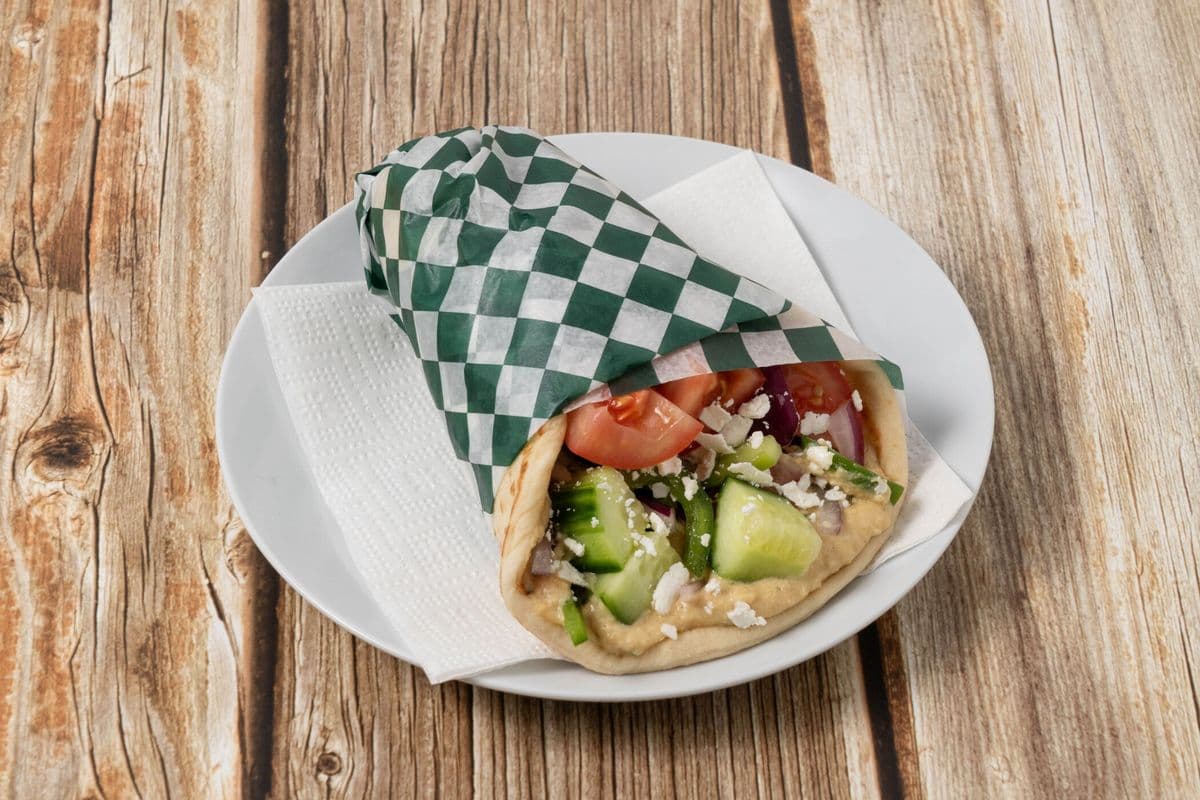 Vegetarian Pita Wrap