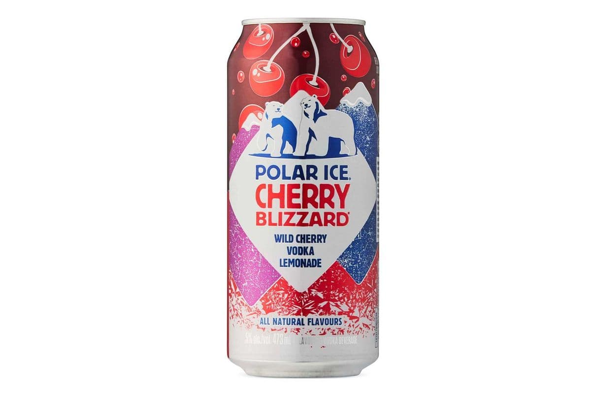 POLAR ICE CHERRY BLIZZARD VODKA LEMONADE 473 ML (NEW ITEM) (1 x 473 ML)