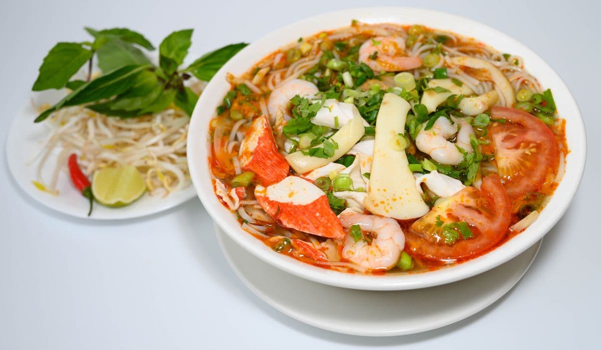 43. Spicy Peanut Satay Seafood Noodle Soup
