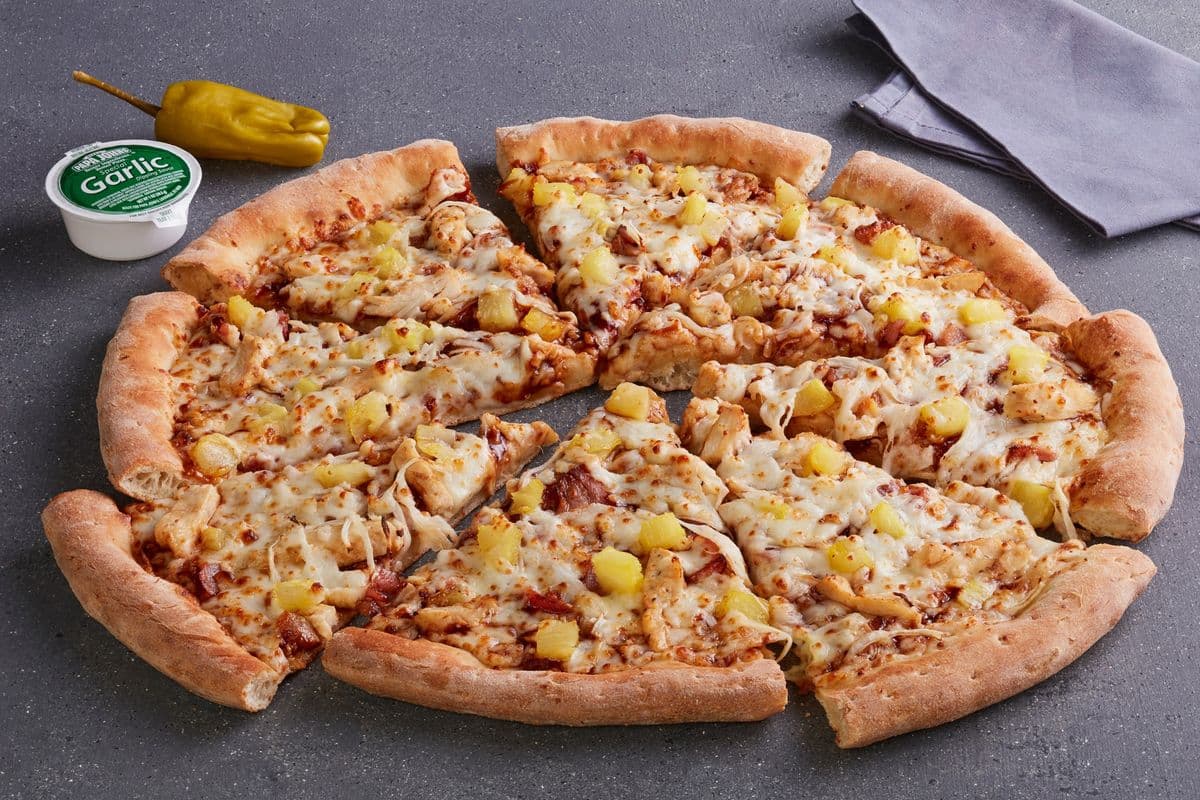 12" Medium Hawaiian BBQ Chicken Pizza