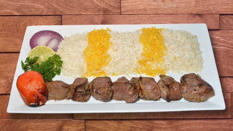 Lamb Chenjeh Kebab Dish