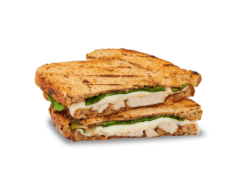 Chicken & Caramelized Onion Grilled Cheese Sandwich
