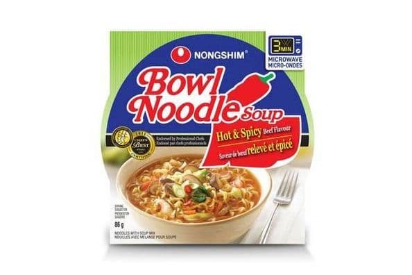 Nongshim Bowl Noodle Hot And Spicy Flavour (86 g)