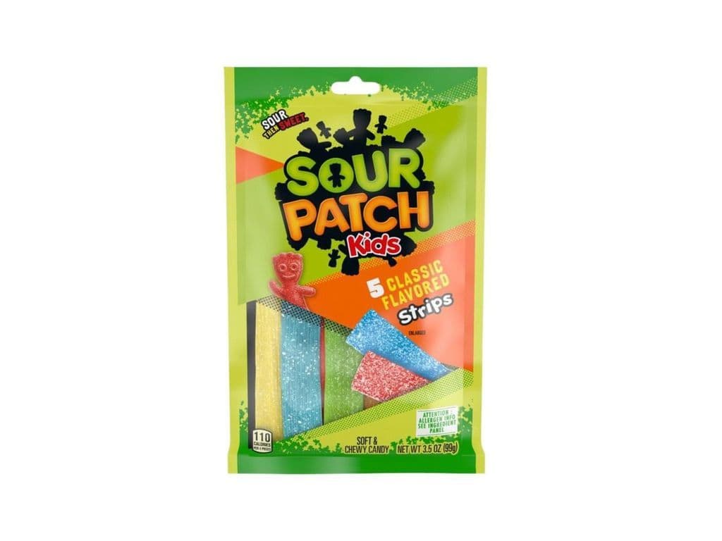 Sour Patch Kids Strips Gummy Candy Streamers 99g Gummies